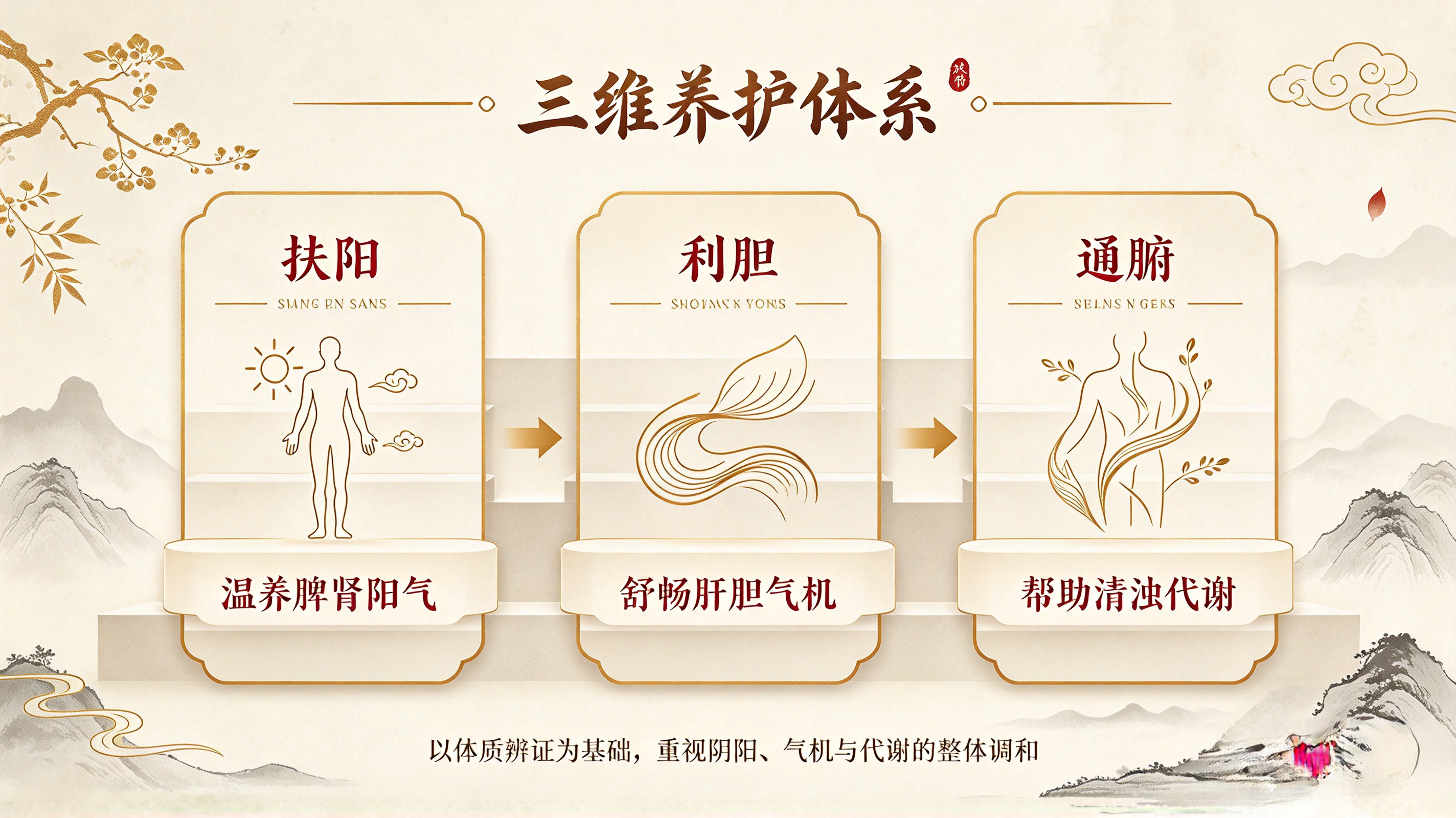畅生轩三维养护体系 排石溶石安石分层调理图解